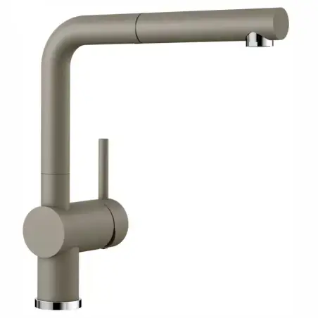 Blanco Linus-s køkkenarmatur i silgranit, med udtræk, Trøffel