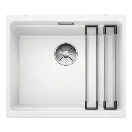 BLANCO ETAGON 500-U, 53 x 46 cm, køkkenvask i SILGRANIT - Hvid