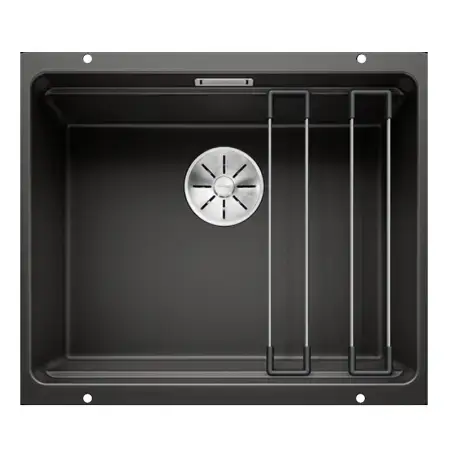BLANCO ETAGON 500-U, 53 x 46 cm, køkkenvask i SILGRANIT - Antracit