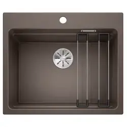 BLANCO ETAGON 6, 60 x 51 cm, køkkenvask i SILGRANIT - Kaffe