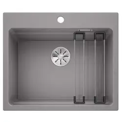 BLANCO ETAGON 6, 60 x 51 cm, køkkenvask i SILGRANIT - Klippegrå