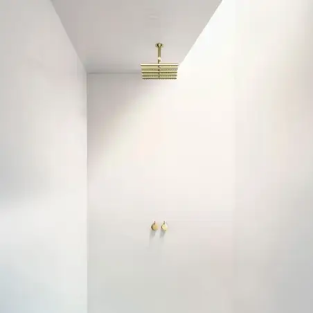 Vola 5251A-19 Brusesæt - poleret natur messing