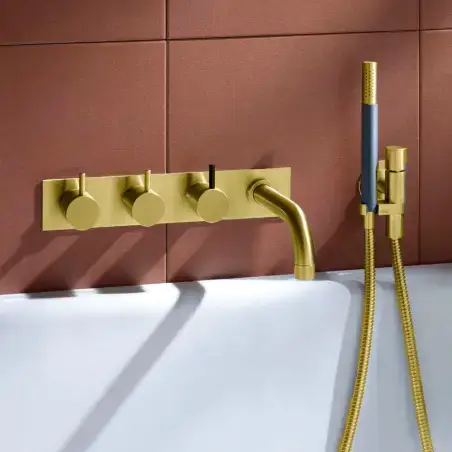 Vola 814C-071-19 Kararmatur - poleret natur messing