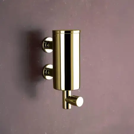 Vola T10JR - 19 sæbedispenser 250ml - poleret messing natur