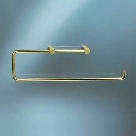 Vola T13-BP - 19 køkkenrulleholder - poleret messing natur