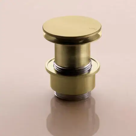 Vola A63-19 bundventil - poleret messing natur