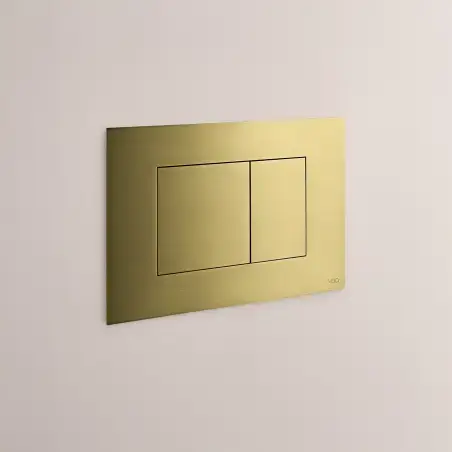 Vola A85-19 betjeningsplade - Poleret messing natur