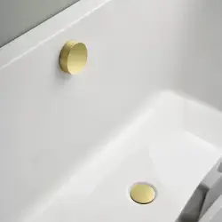 Vola A24-19 bundventil - poleret messing natur