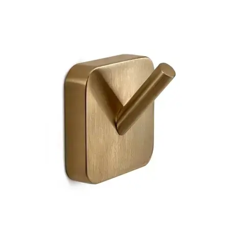 Hefe Tonga 2 stk. håndklædekroge i børstet messing