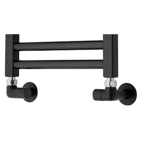 VINKEL VENTILSÆT SORT RAL 9005