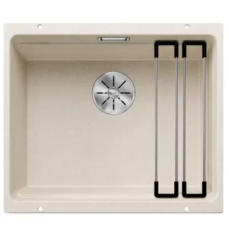 BLANCO ETAGON 500-U, 53 x 46 cm, køkkenvask i SILGRANIT - Soft white