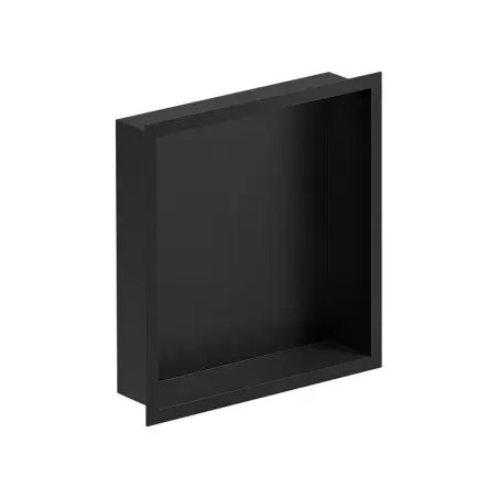 Damixa Zen Indbygningshylde, 29,5x29,5 cm, Mat sort