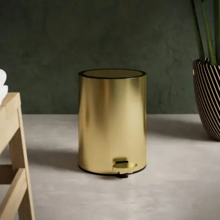 Damixa Zen Toiletspand 3L, Børstet messing