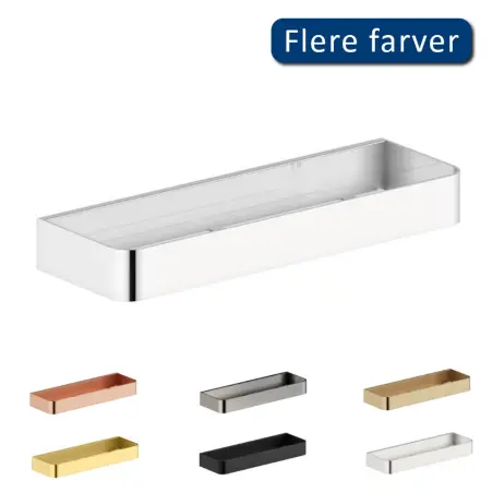 Damixa Zen Brusehylde, 30x10 cm, Krom