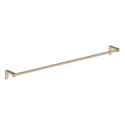 Damixa Zen Enkelt håndklædestang, Børstet bronze