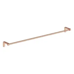 Damixa Zen Enkelt håndklædestang, Børstet kobber