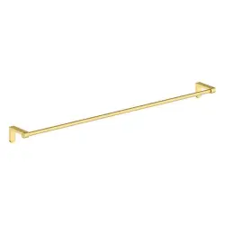 Damixa Zen Enkelt håndklædestang, Børstet messing