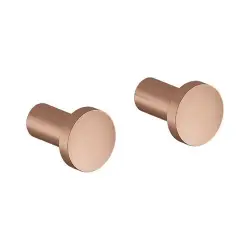 Damixa Zen Håndklædekrog, 2 stk, Børstet kobber