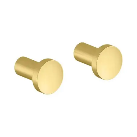 Damixa Zen Håndklædekrog, 2 stk, Børstet messing