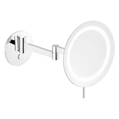 Damixa Zen Makeupspejl med lys, Krom
