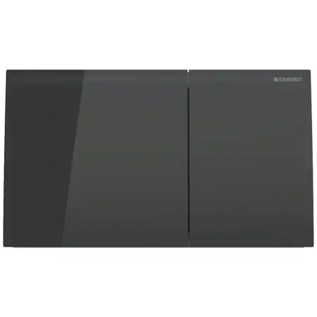 Geberit Sigma 70 betjeningsplade - sort glas