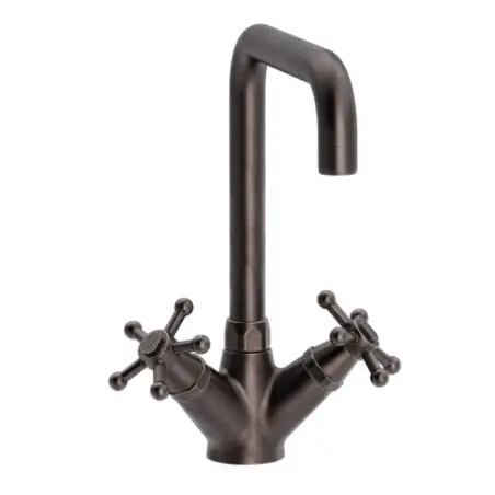 Toni Elements Christiansborg, u-tud, kogende vandhane, Bruneret messing