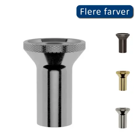 Toni Copenhagen Flat krog, Ø22, 2 stk. Krom