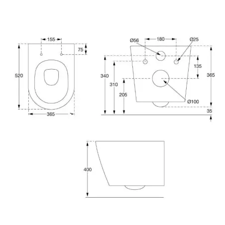 Pressalit Trend inkl. Comfort D2 Toiletsæde