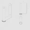 Toni Copenhagen reserverulleholder, Bruneret messing