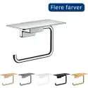 Hansgrohe AddStoris papirholder m/hylde - krom