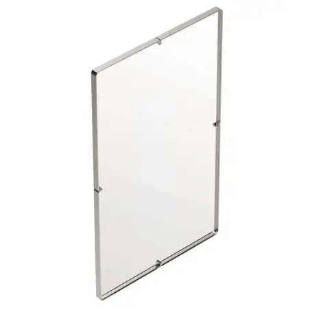 Toni Copenhagen rektangulært spejl, 70 x 120 cm, Nikkel