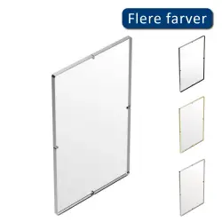 Toni Copenhagen rektangulært spejl, 70 x 120 cm, Krom