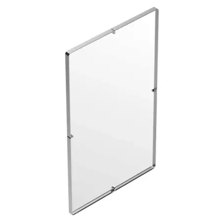 Toni Copenhagen rektangulært spejl, 70 x 120 cm, Krom