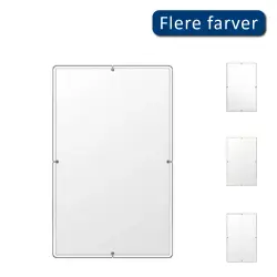 Toni Copenhagen rektangulært spejl, 50 x 80 cm, Krom