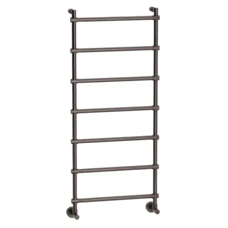 Toni Copenhagen håndklædetørre, 7 ribber, til vand, Bruneret messing