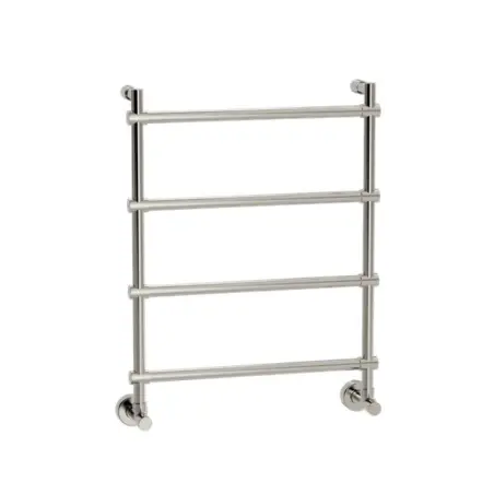 Toni Copenhagen håndklædetørre, 4 ribber, til vand, Nikkel