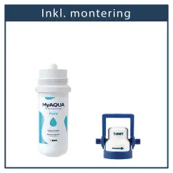 Inkl. montering BWT MyAqua Pure aktivt kulfilter med installationssæt