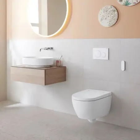 Geberit AquaClean Alba douchetoilet, væghængt, hvid