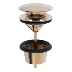 Oras push-up bundventil - børstet bronze