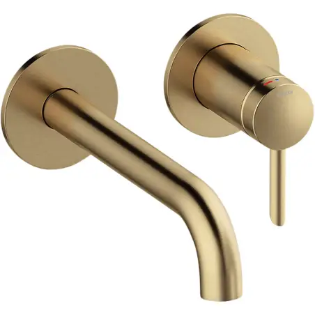 Damixa Iris indbygningsarmatur (180 mm) - Børstet bronze