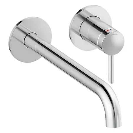 Damixa Iris indbygningsarmatur (180 mm) - Krom