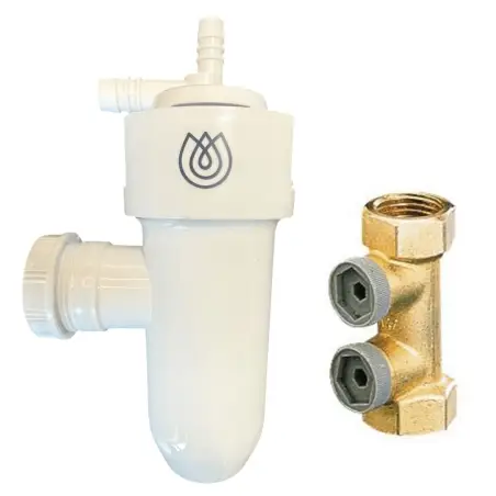 Aqua Danmark installationssæt inkl. vandlås + kontraventil