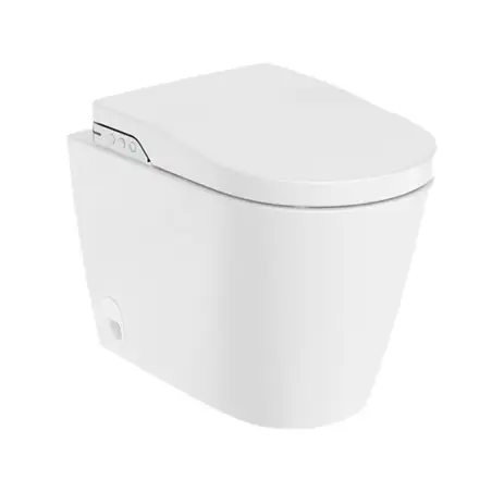 Inkl. montering, Roca Inspira douchetoilet, m/ integreret cisterne, hvid