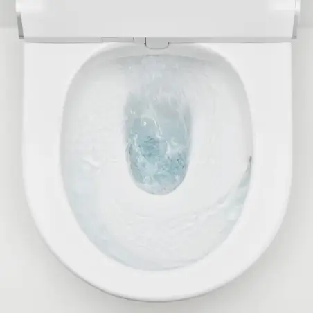 Inkl. montering, Roca Inspira douchetoilet, m/ integreret cisterne, hvid