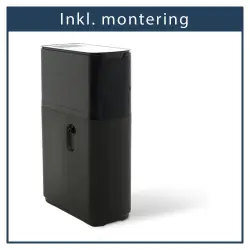 Inkl. montering, Aqua Danmark Basic Soft 6, blødgøringsanlæg, op til 4 personer, inkl. 50 kg. salt