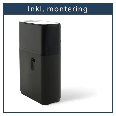 Inkl. montering, Aqua Danmark Basic Soft 6, blødgøringsanlæg, op til 4 personer, inkl. 50 kg. salt