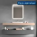 Mirall Harmony 1, LED spejl med lys, justerbar lysstyrke, 80 x 80 cm