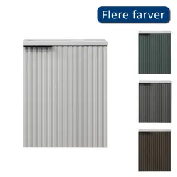 Nortiq Verona baderumsmøbel m/låge og spejl, 40 cm, Mat hvid