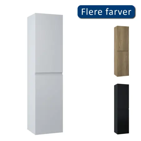 Nortiq Brazil højskab, 2 låger, Mat hvid