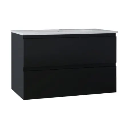 Nortiq Brazil møbelpakke m/skuffer, 80 cm, Mat sort